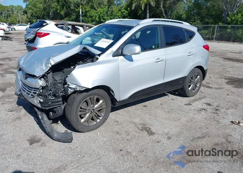 2014 Hyundai Tucson Se z USA, uszkodzony, nr VIN KM8JU3AGXEU924902